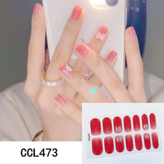 Y2K Nail Strips Glossy Full Wraps Nail Sticker