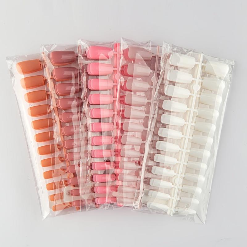 Y2K Square Press On Nails Full Coverage Acrylic False Nails