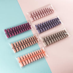 Y2K Square Press On Nails Full Coverage Acrylic False Nails