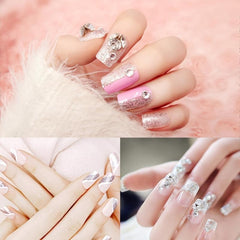 French Acrylic Nail Tips 100 PCS Press On Nails with Box