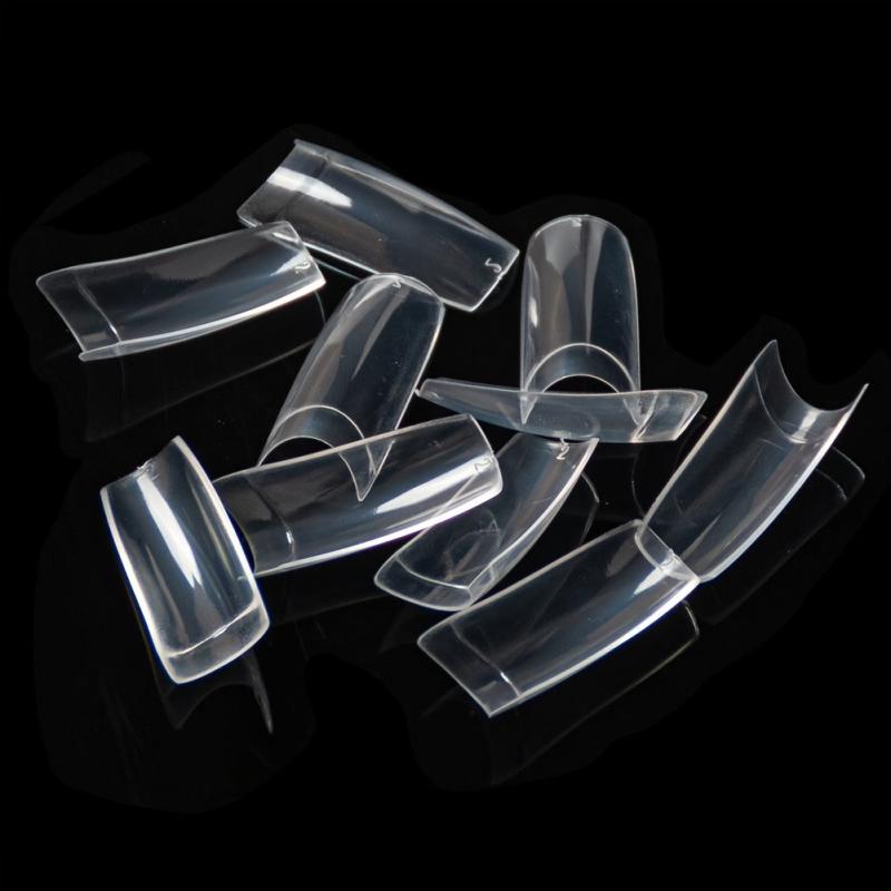 French Acrylic Nail Tips 100 PCS Press On Nails with Box