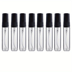8pcs Portable Perfume Bottle Set Glass Spray Container Travel Atomizer