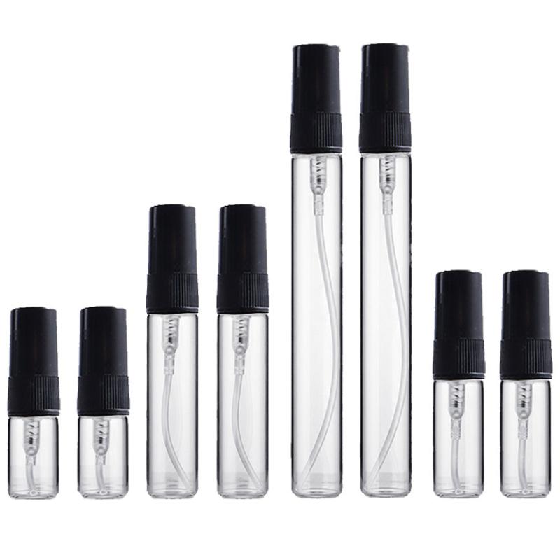 8pcs Portable Perfume Bottle Set Glass Spray Container Travel Atomizer