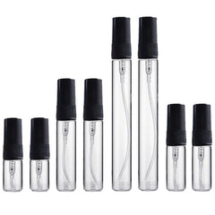 8pcs Portable Perfume Bottle Set Glass Spray Container Travel Atomizer