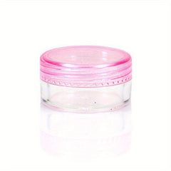 5pcs Small Round Sample Containers With Lids Cosmetic Jars