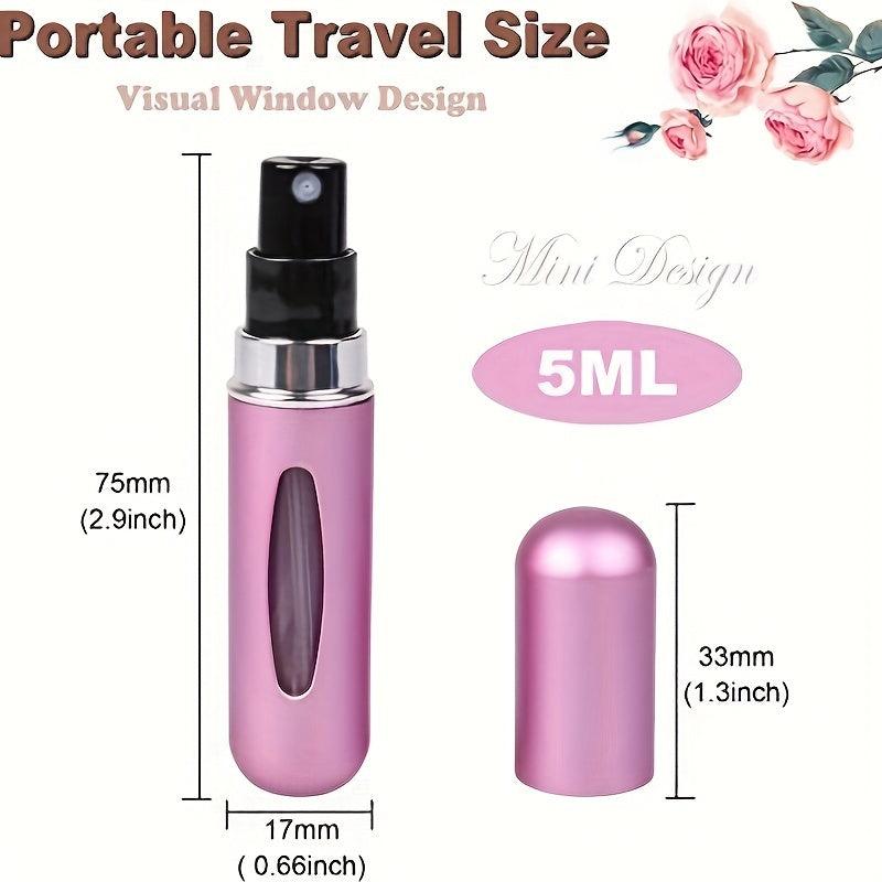 5ml Portable Perfume Refillable Bottle Travel Size Atomizer Dispenser