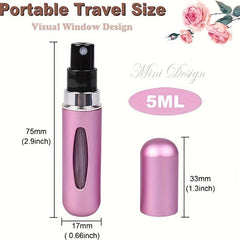 5ml Portable Perfume Refillable Bottle Travel Size Atomizer Dispenser