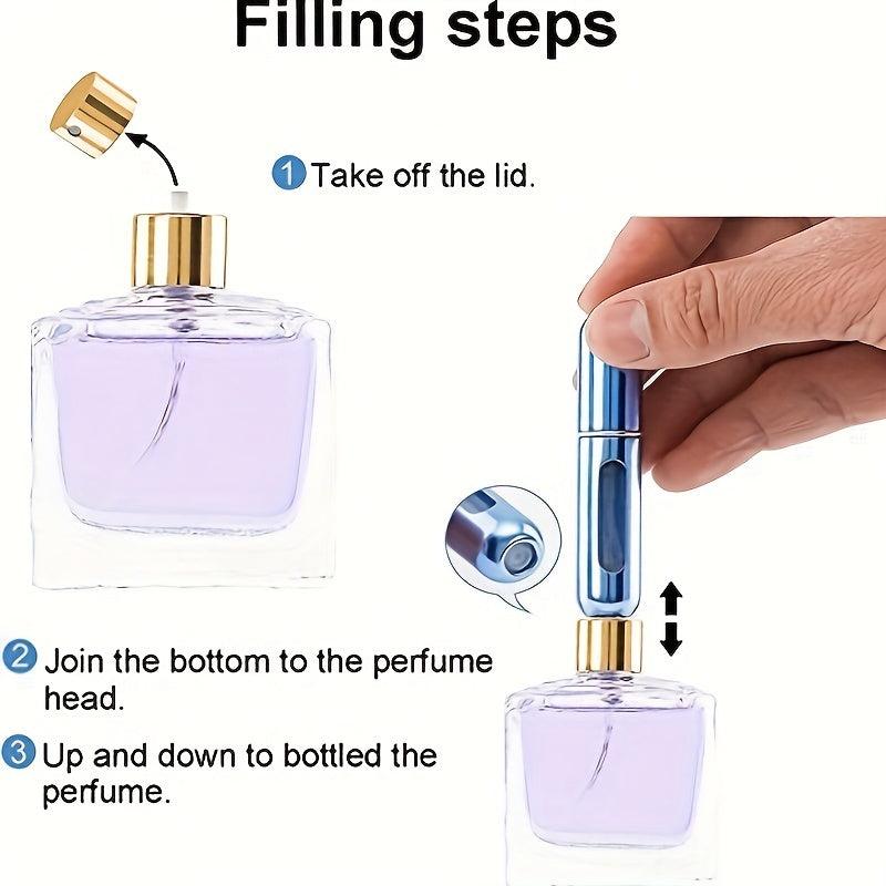 5ml Portable Perfume Refillable Bottle Travel Size Atomizer Dispenser