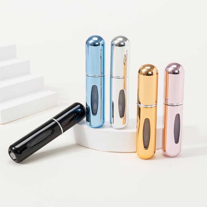 5 pcs Refillable Travel Perfume Spray Bottle Portable and Convenient