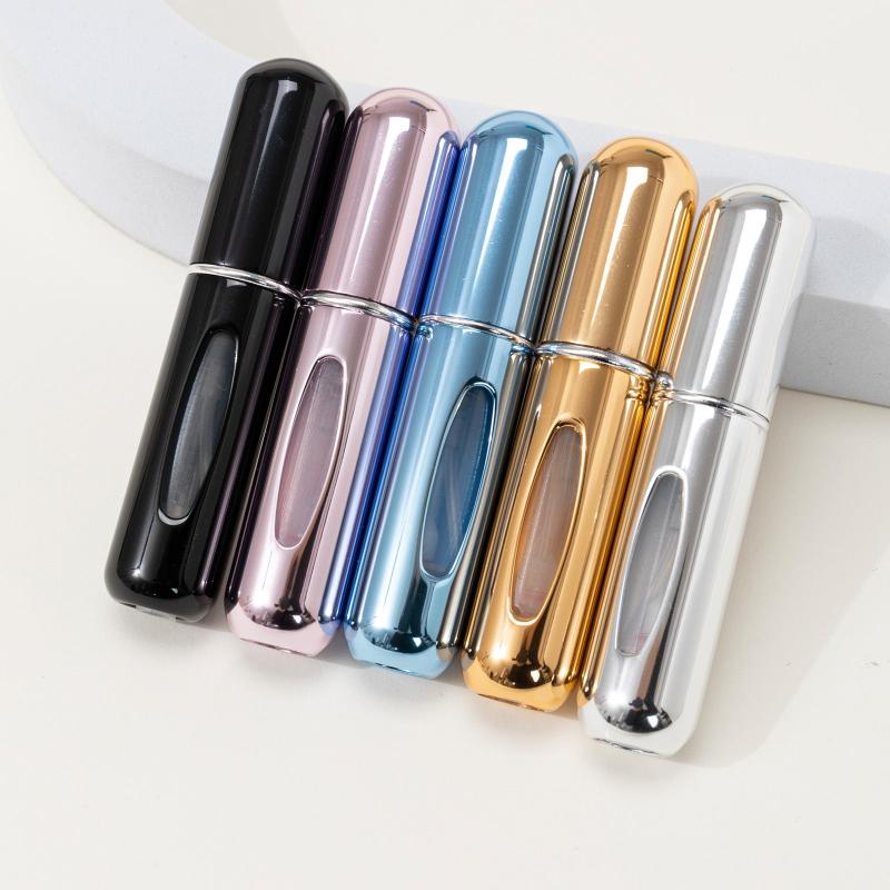5 pcs Refillable Travel Perfume Spray Bottle Portable and Convenient