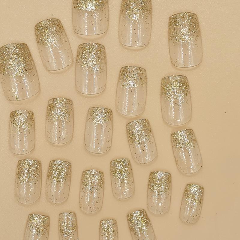 Blinged Out Square Press On Nails Kit