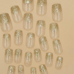 Blinged Out Square Press On Nails Kit