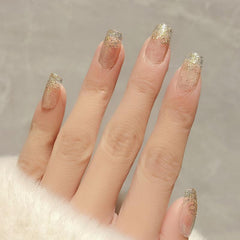 Blinged Out Square Press On Nails Kit