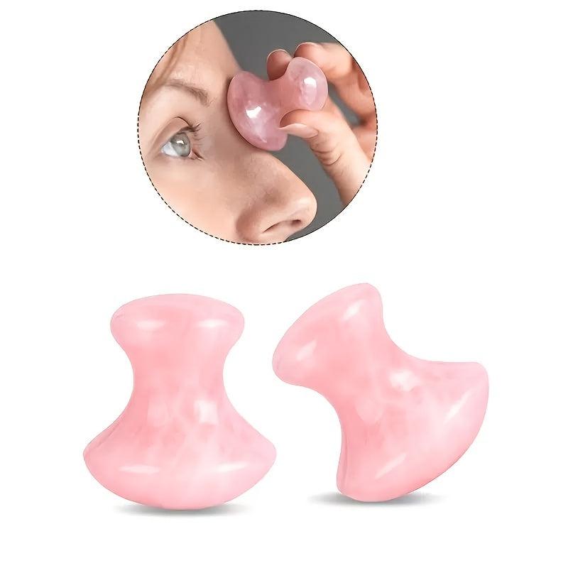Mushroom Eye Massage Gua Sha Tool and Cold Eye Mask Set