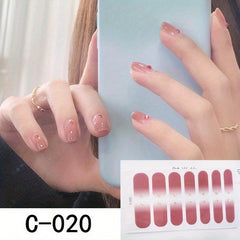 Spring Summer Nail Wraps Sticker Self Adhesive Nail Art Decal Strip