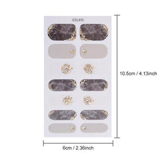 Spring Summer Nail Wraps Sticker Self Adhesive Nail Art Decal Strip
