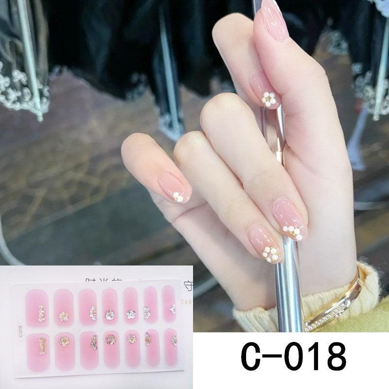 Spring Summer Nail Wraps Sticker Self Adhesive Nail Art Decal Strip