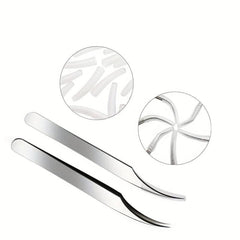 Lash Volume Tweezers for Eyelash Extension Isolation