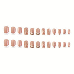 Y2K Style Ballerina Press On Nails Acrylic False Full Coverage