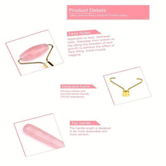 Rose Quartz Face Roller for Fresh & Firm Skin