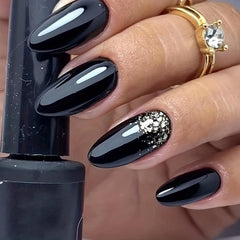 24pcs Glitter Sequin Full Cover Press On Nails Sweet and False Nails for Women