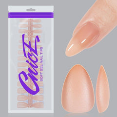 Pre-shaped Frosted Acrylic Nail Tips x100 Manicure DIY