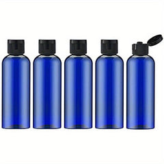 5pcs 3 4Oz Travel Bottles Flip Cap Empty Transparent Dispenser Container