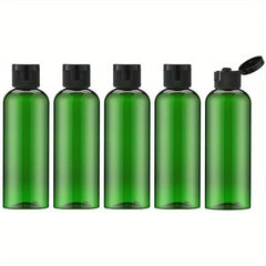 5pcs 3 4Oz Travel Bottles Flip Cap Empty Transparent Dispenser Container