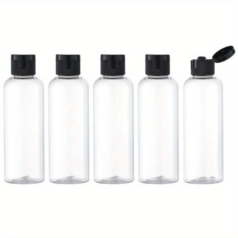 5pcs 3 4Oz Travel Bottles Flip Cap Empty Transparent Dispenser Container
