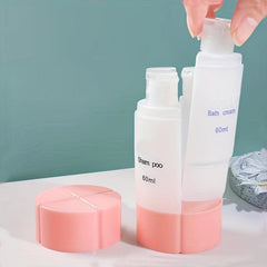 4pc Travel Bottles Set Leak Proof Container For Toiletries