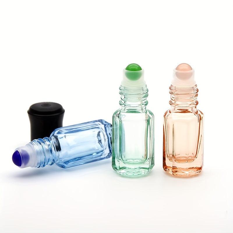 Colorful Glass Roller Bottles with Roller Ball 3ml