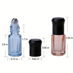Colorful Glass Roller Bottles with Roller Ball 3ml