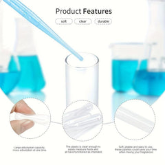 100pcs 3ml Plastic Transfer Pipettes for Essential Oils DIY Makeup
