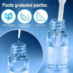 100pcs 3ml Plastic Transfer Pipettes for Essential Oils DIY Makeup