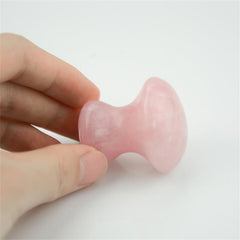 Rose Quartz & Green Aventurine Gua Sha Massage Tool