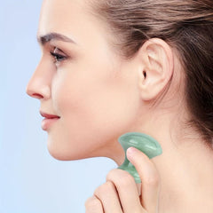 Rose Quartz & Green Aventurine Gua Sha Massage Tool
