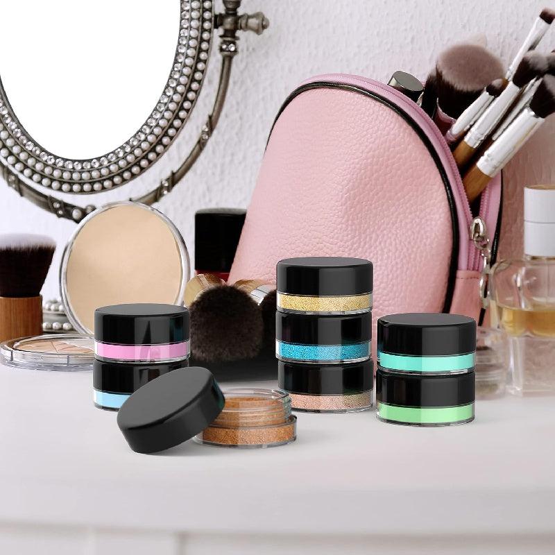 100pcs 3 Gram Jar 3 ML BPA Cosmetic Sample Empty Container Plastic Round Pot