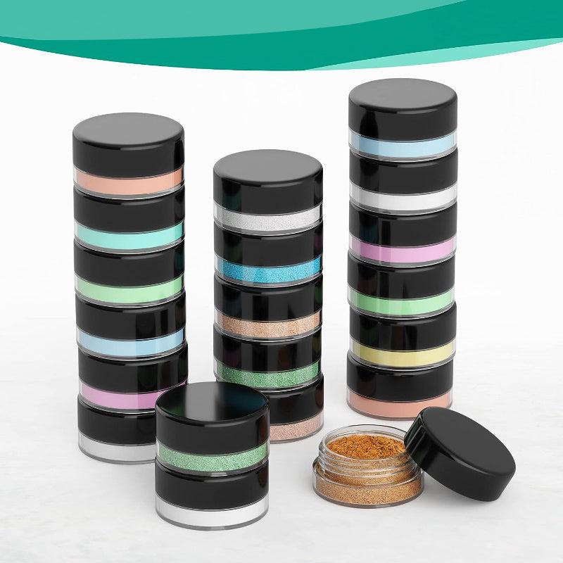 100pcs 3 Gram Jar 3 ML BPA Cosmetic Sample Empty Container Plastic Round Pot