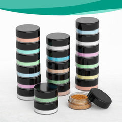 100pcs 3 Gram Jar 3 ML BPA Cosmetic Sample Empty Container Plastic Round Pot