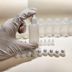 10pcs Clear 25ml Squeezable Eye Drop Bottle for Tattoo Medicine and Ink