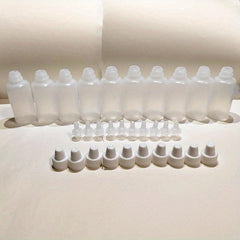 10pcs Clear 25ml Squeezable Eye Drop Bottle for Tattoo Medicine and Ink