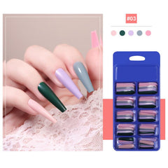 100 Long Ballet Nail Candy Patches - Nail Art Manicure Solid Patches