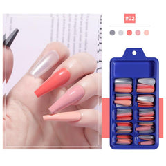 100 Long Ballet Nail Candy Patches - Nail Art Manicure Solid Patches