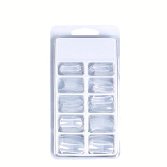 Poly Extension Gel Dual Nail Form 100pcs Oval Nails Natural Curvature