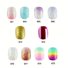 Glitter Gradient Press On Nails for Girls