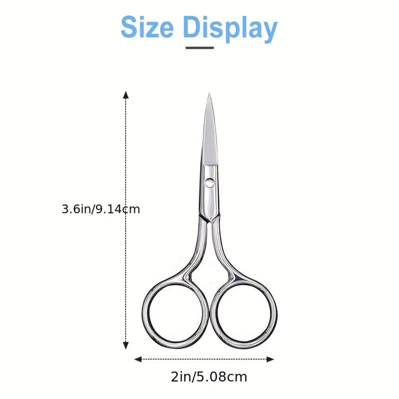 Small Eyebrow Scissors Stainless Steel Fine Tip Nose Hair Scissors
