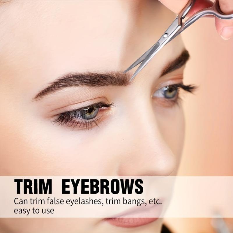 Small Eyebrow Scissors Stainless Steel Fine Tip Nose Hair Scissors