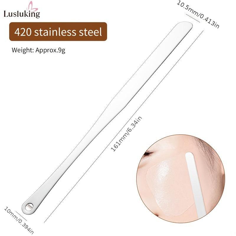 Stainless Steel Nail Palette Stick Makeup Mixing Stick