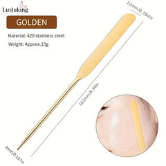 Stainless Steel Nail Palette Stick Makeup Mixing Stick