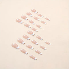 Gentle Girl Nail Sheet Mid Length Ballet Type Nail Polish